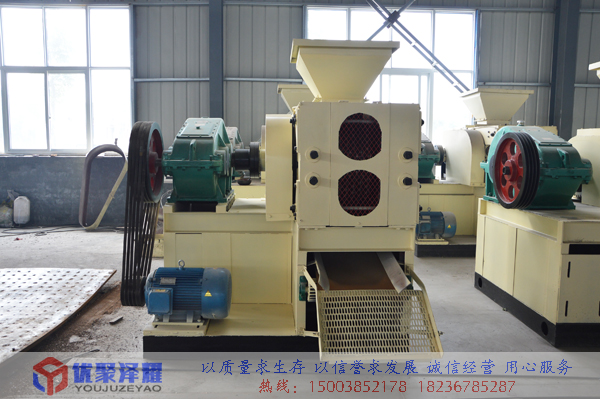 山西晉城張總一行來(lái)我公司考察型煤壓球機(jī)設(shè)備